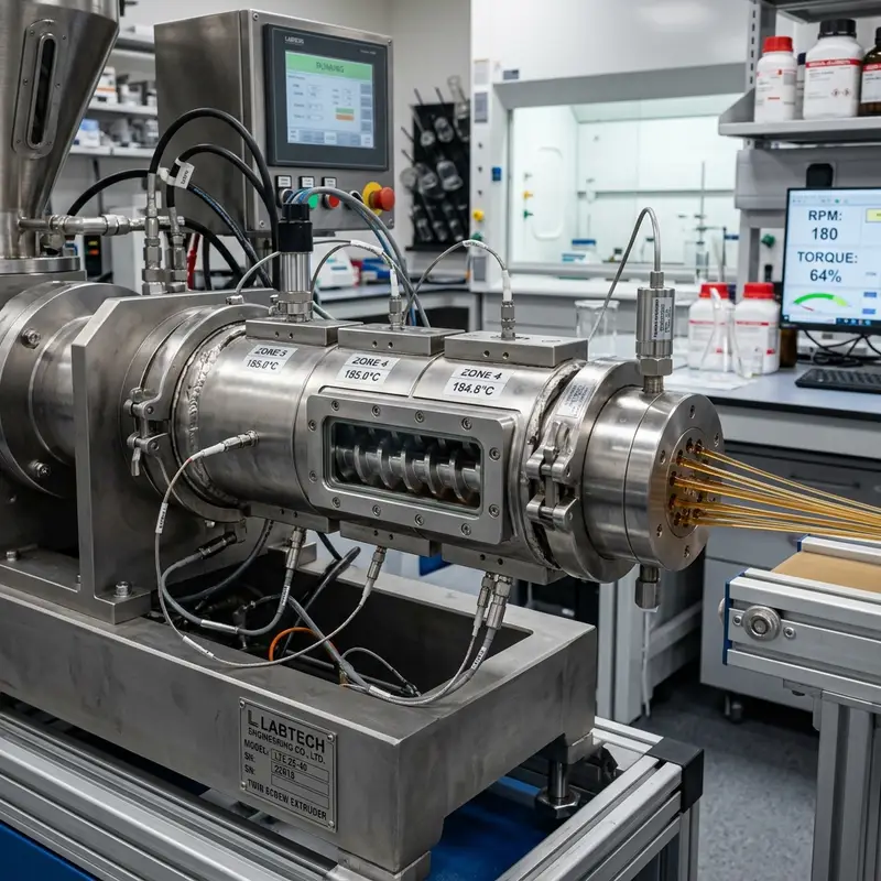 Technical Precision Lab Extruder Close-up